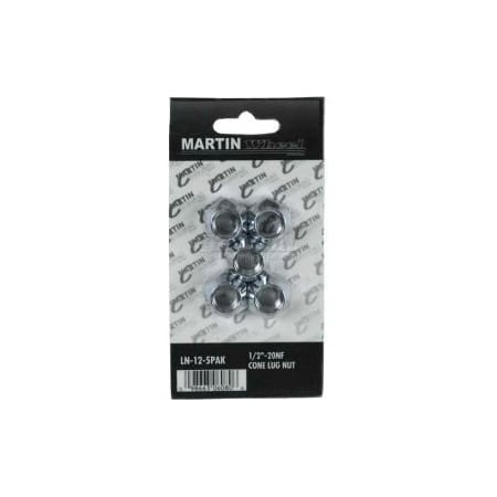 Martin Wheel Martin Wheel 1/2-20 Lug Nuts LN-12-5PAK